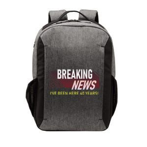 40 Year Work Anniversary 40th Employee Appreciation Vector Backpack