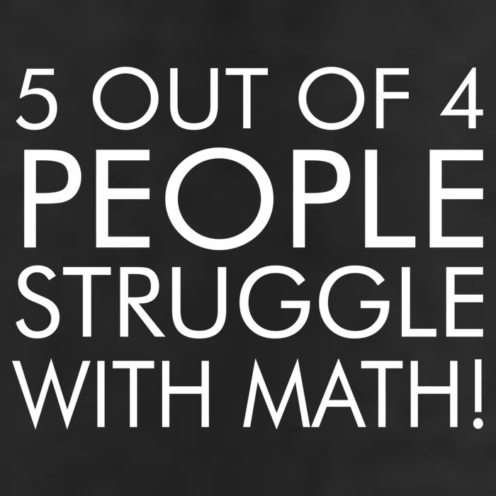 5 Out Of 4 People Struggle With Math Cool Comfort Performance Bucket Hat