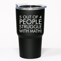 5 Out Of 4 People Struggle With Math Tumbler