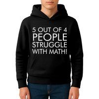 5 Out Of 4 People Struggle With Math Kids Hoodie