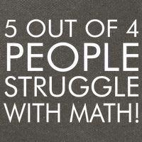 5 Out Of 4 People Struggle With Math Cotton Canvas Backpack