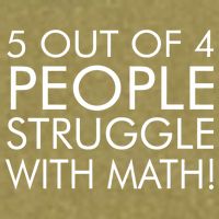5 Out Of 4 People Struggle With Math Garment-Dyed Women's Muscle Tee
