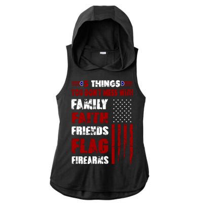 5 Things You Do Not Mess With Pro America Ladies PosiCharge Tri-Blend Wicking Draft Hoodie Tank