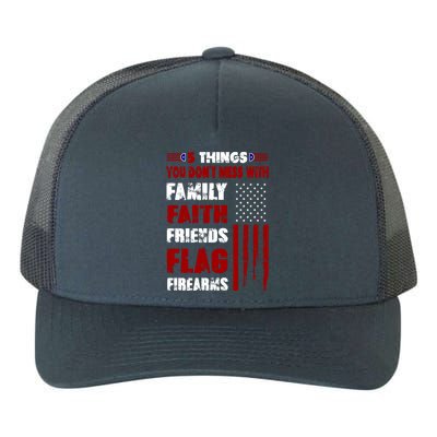 5 Things You Do Not Mess With Pro America Yupoong Adult 5-Panel Trucker Hat