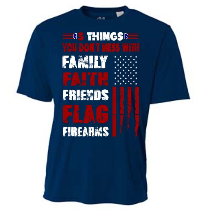 5 Things You Do Not Mess With Pro America Cooling Performance Crew T-Shirt