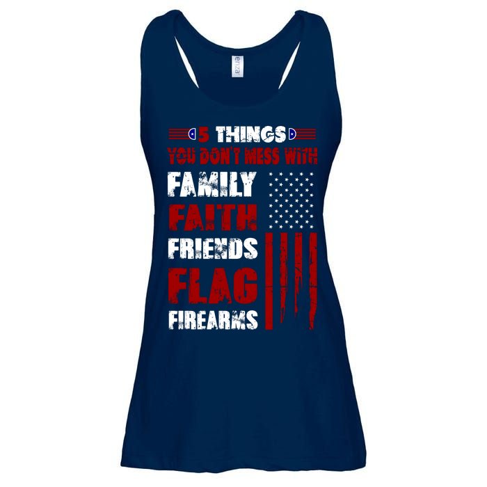 5 Things You Do Not Mess With Pro America Ladies Essential Flowy Tank