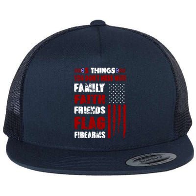 5 Things You Do Not Mess With Pro America Flat Bill Trucker Hat