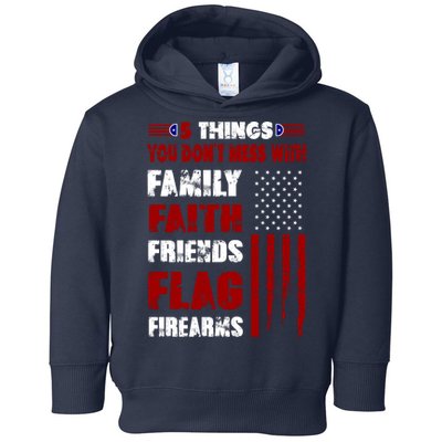 5 Things You Do Not Mess With Pro America Toddler Hoodie