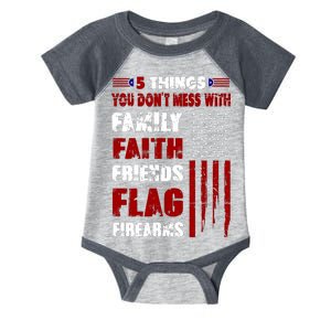 5 Things You Do Not Mess With Pro America Infant Baby Jersey Bodysuit