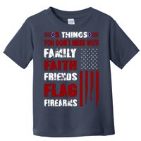 5 Things You Do Not Mess With Pro America Toddler T-Shirt