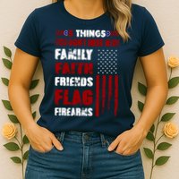 5 Things You Do Not Mess With Pro America Womens T-Shirt