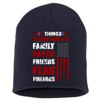 5 Things You Do Not Mess With Pro America Short Acrylic Beanie