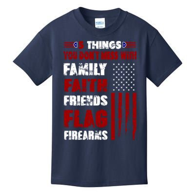 5 Things You Do Not Mess With Pro America Kids T-Shirt