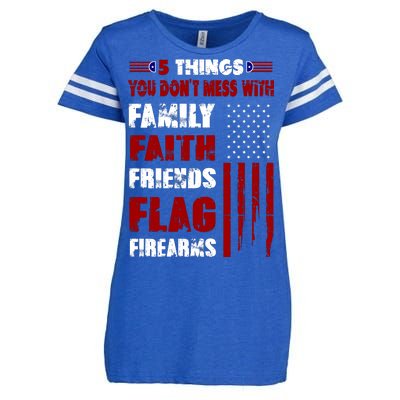 5 Things You Do Not Mess With Pro America Enza Ladies Jersey Football T-Shirt