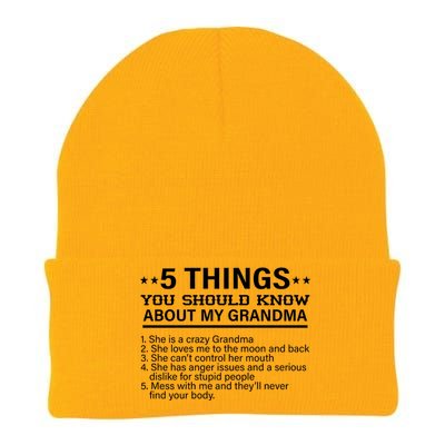 5 Things You Should Know About My Crazy Grandma Knit Cap Winter Beanie