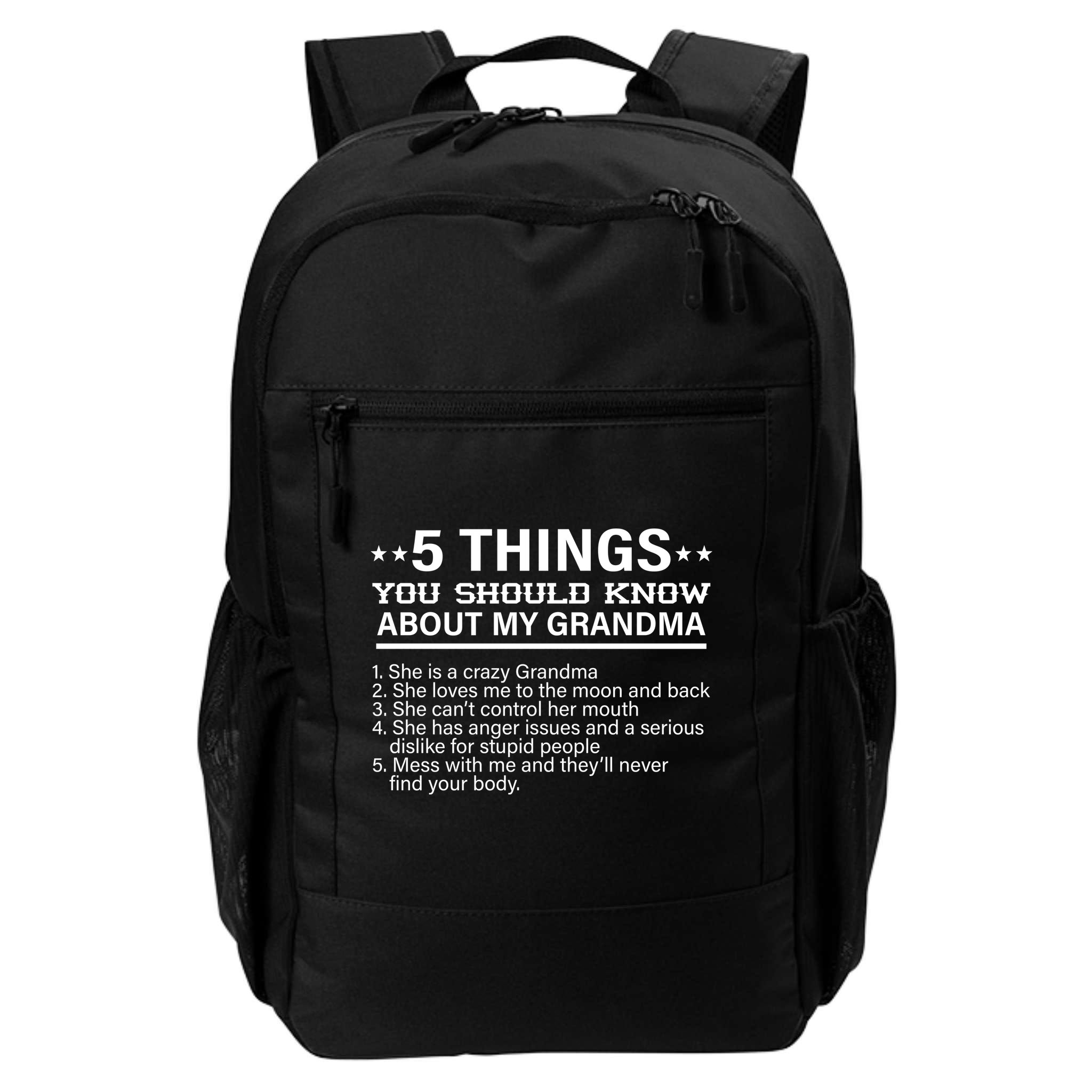 5 Things You Should Know About My Crazy Grandma Backpack