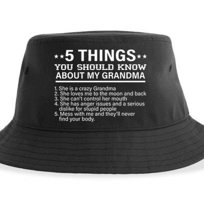5 Things You Should Know About My Crazy Grandma Sustainable Bucket Hat