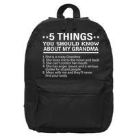 5 Things You Should Know About My Crazy Grandma 16 in Basic Backpack