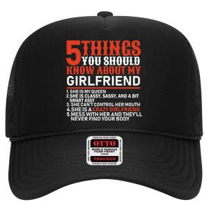 5 Things You Should Know About My Girlfriend High Crown Mesh Back Trucker Hat