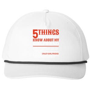 5 Things You Should Know About My Girlfriend Snapback Five-Panel Rope Hat