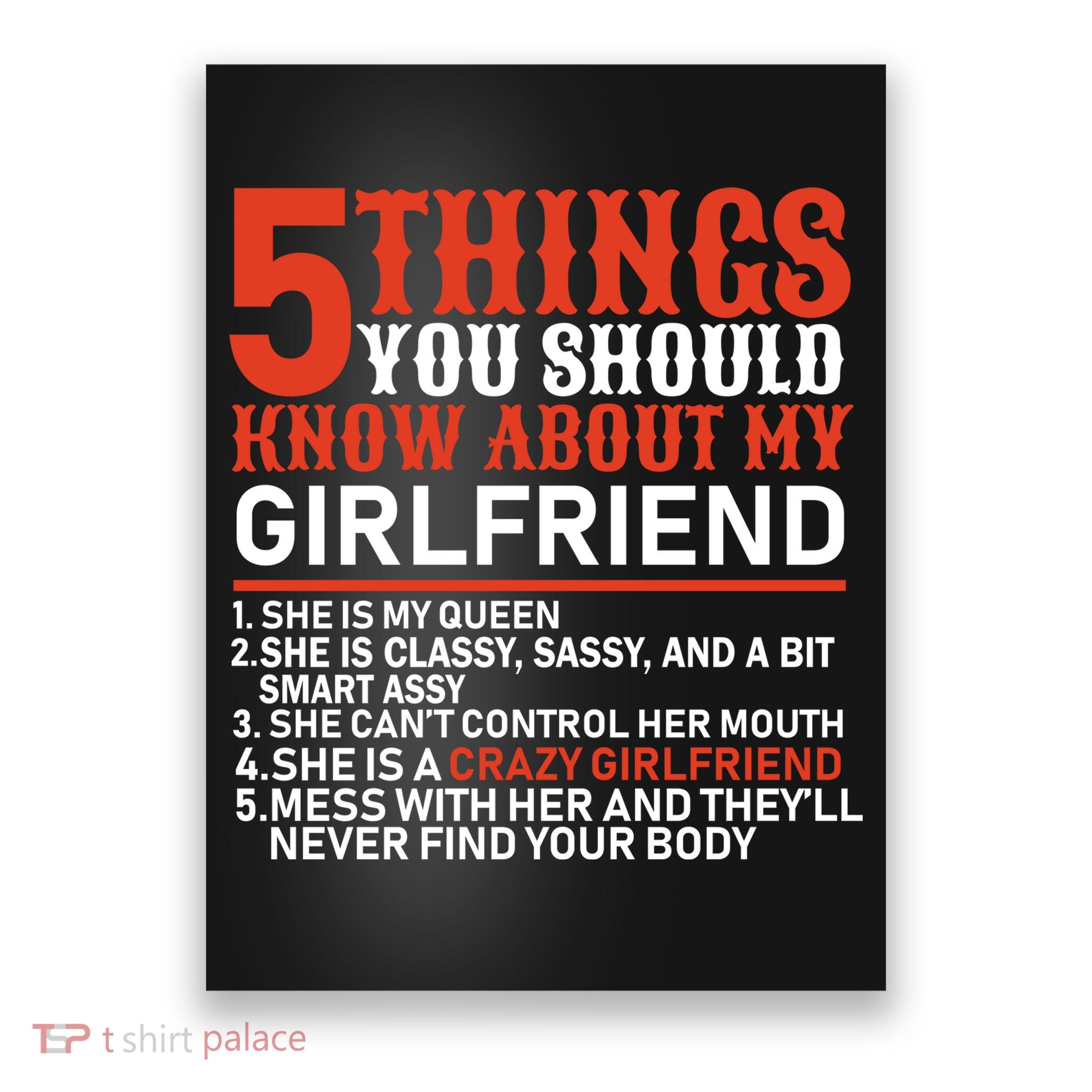 5 Things You Should Know About My Girlfriend Poster