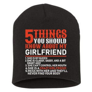 5 Things You Should Know About My Girlfriend Short Acrylic Beanie