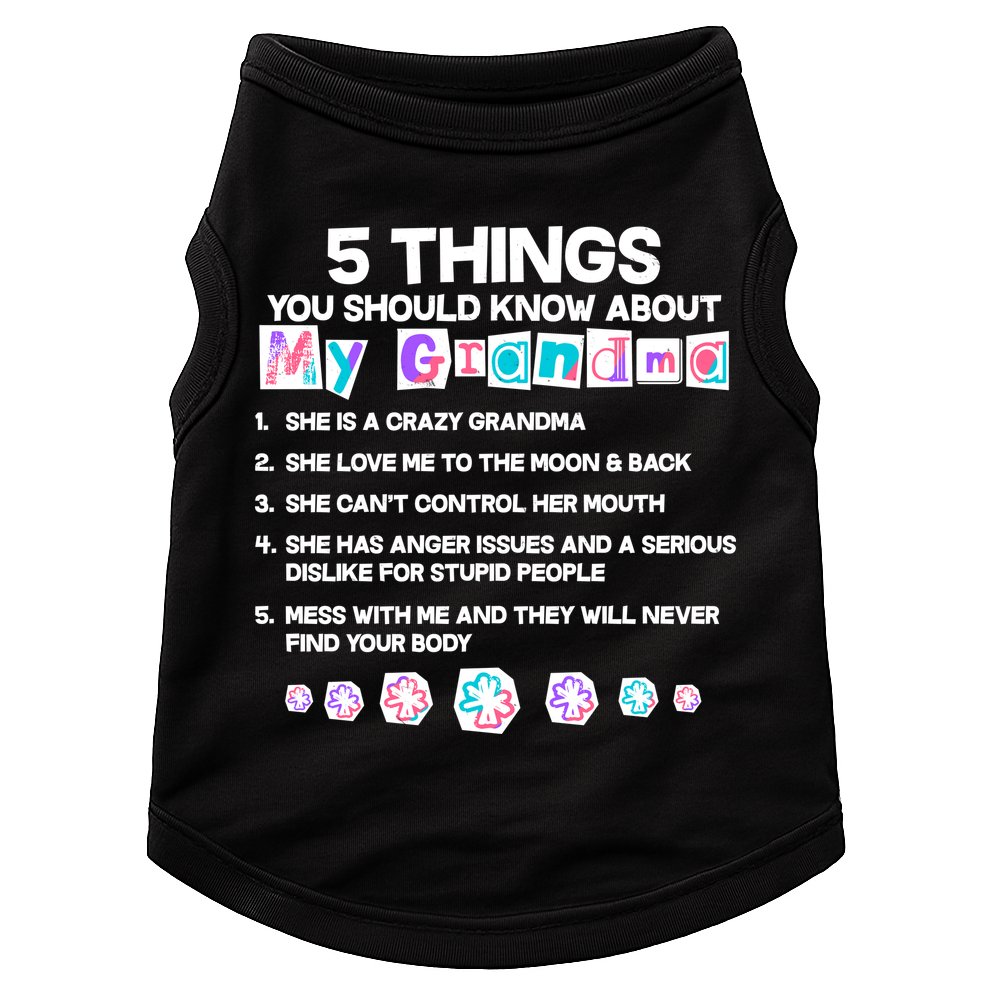 5 Things You Should Know About My Grandma Doggie Tank