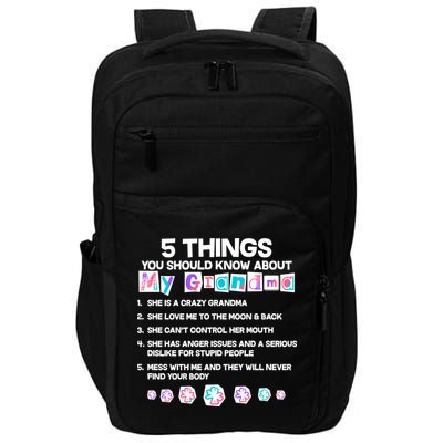 5 Things You Should Know About My Grandma Impact Tech Backpack