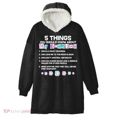 5 Things You Should Know About My Grandma Hooded Wearable Blanket