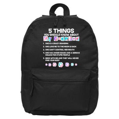 5 Things You Should Know About My Grandma 16 in Basic Backpack