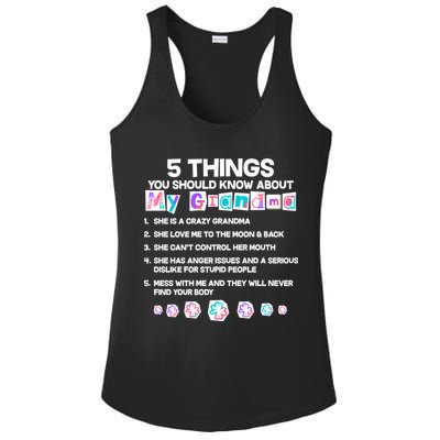 5 Things You Should Know About My Grandma Ladies PosiCharge Competitor Racerback Tank