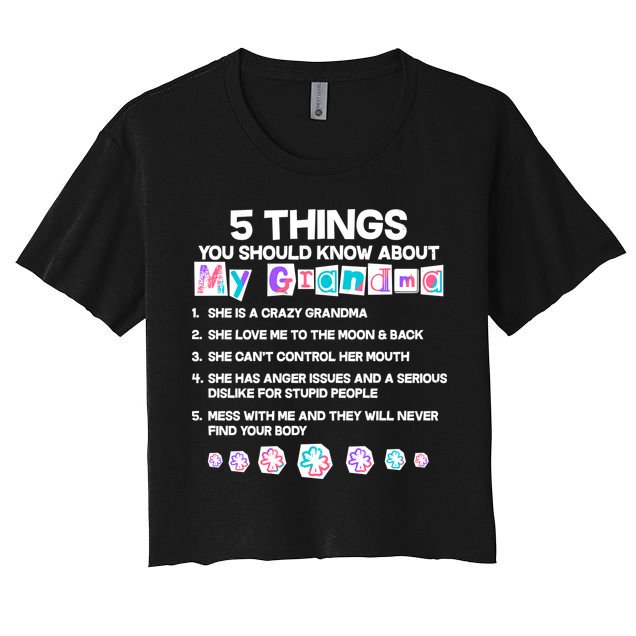 5 Things You Should Know About My Grandma Crop Top