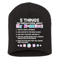 5 Things You Should Know About My Grandma Short Acrylic Beanie