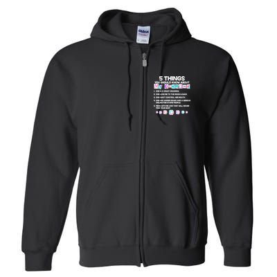 5 Things You Should Know About My Grandma Full Zip Hoodie