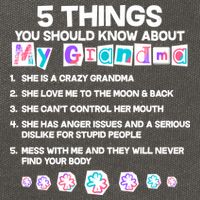 5 Things You Should Know About My Grandma Cotton Canvas Backpack