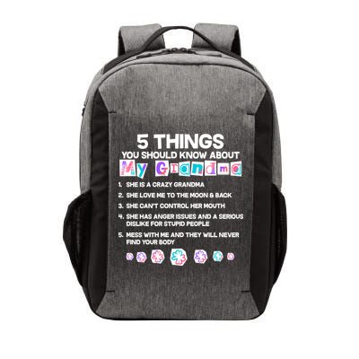 5 Things You Should Know About My Grandma Vector Backpack