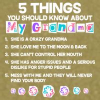 5 Things You Should Know About My Grandma Garment-Dyed Women's Muscle Tee