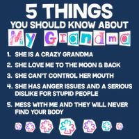 5 Things You Should Know About My Grandma Infant Baby Jersey Bodysuit