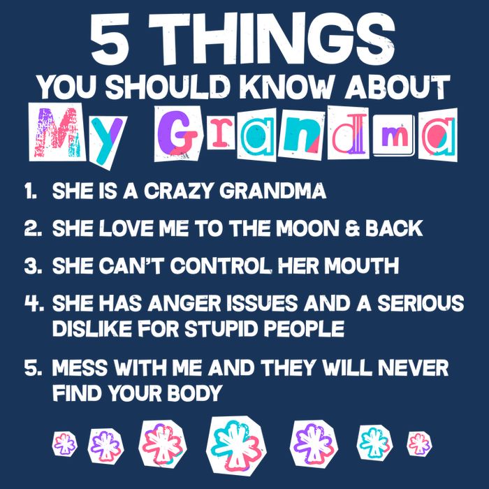 5 Things You Should Know About My Grandma Infant Baby Jersey Bodysuit
