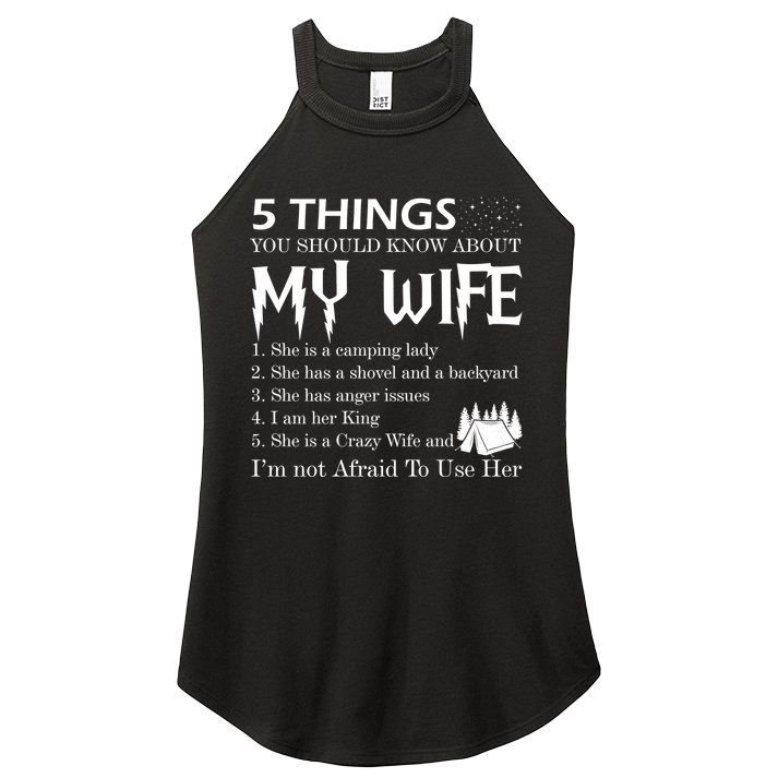 5 Things You Should Know About My Wife Women's Perfect Tri Rocker Tank