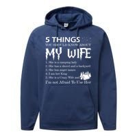 5 Things You Should Know About My Wife Performance Fleece Hoodie