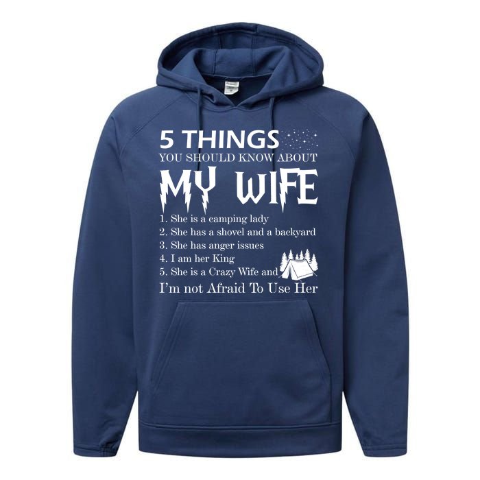 5 Things You Should Know About My Wife Performance Fleece Hoodie