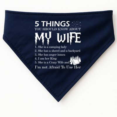 5 Things You Should Know About My Wife USA-Made Doggie Bandana
