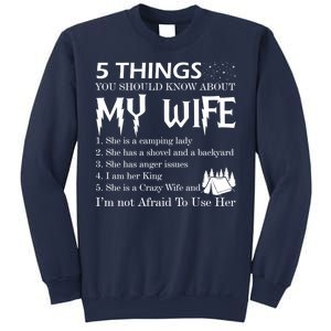 5 Things You Should Know About My Wife Sweatshirt