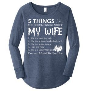 5 Things You Should Know About My Wife Women's Perfect Tri Tunic Long Sleeve Shirt