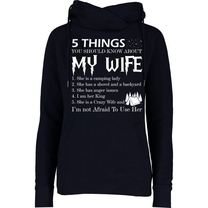 5 Things You Should Know About My Wife Womens Funnel Neck Pullover Hood