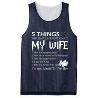 5 Things You Should Know About My Wife Mesh Reversible Basketball Jersey Tank