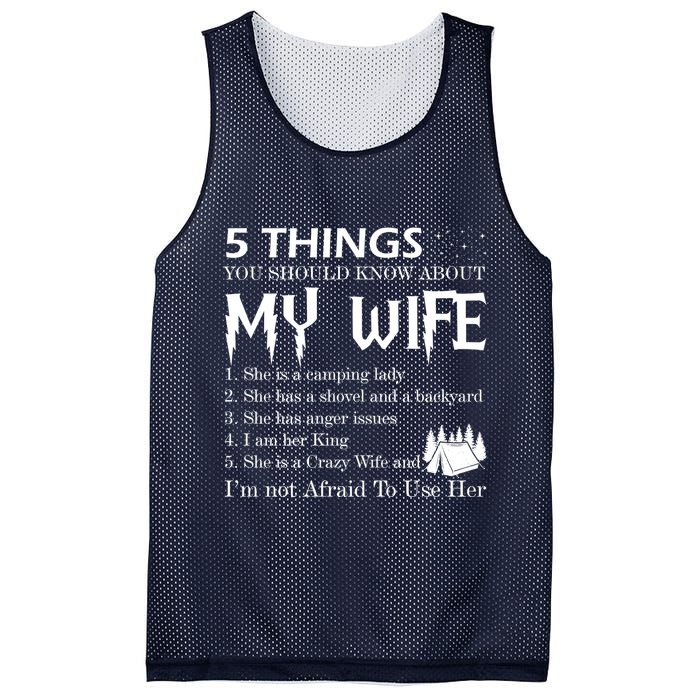 5 Things You Should Know About My Wife Mesh Reversible Basketball Jersey Tank