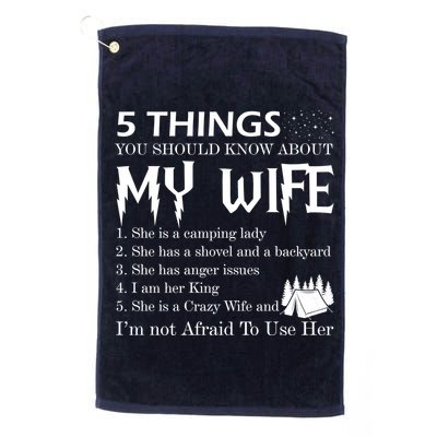 5 Things You Should Know About My Wife Golf Towel