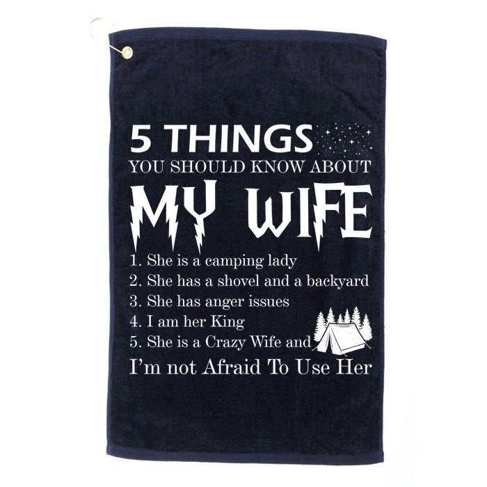 5 Things You Should Know About My Wife Golf Towel